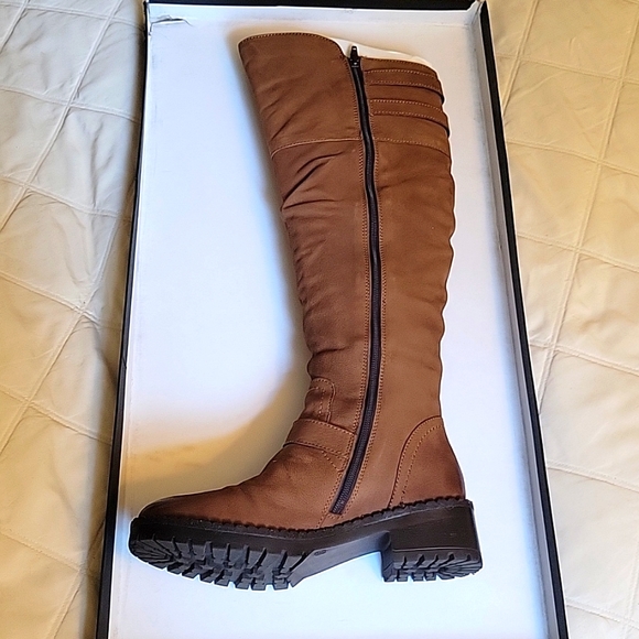 New Knee-high tall Boots, Brown, women, size 8, Vintage Foundry Co 14 - Picture 3 of 8